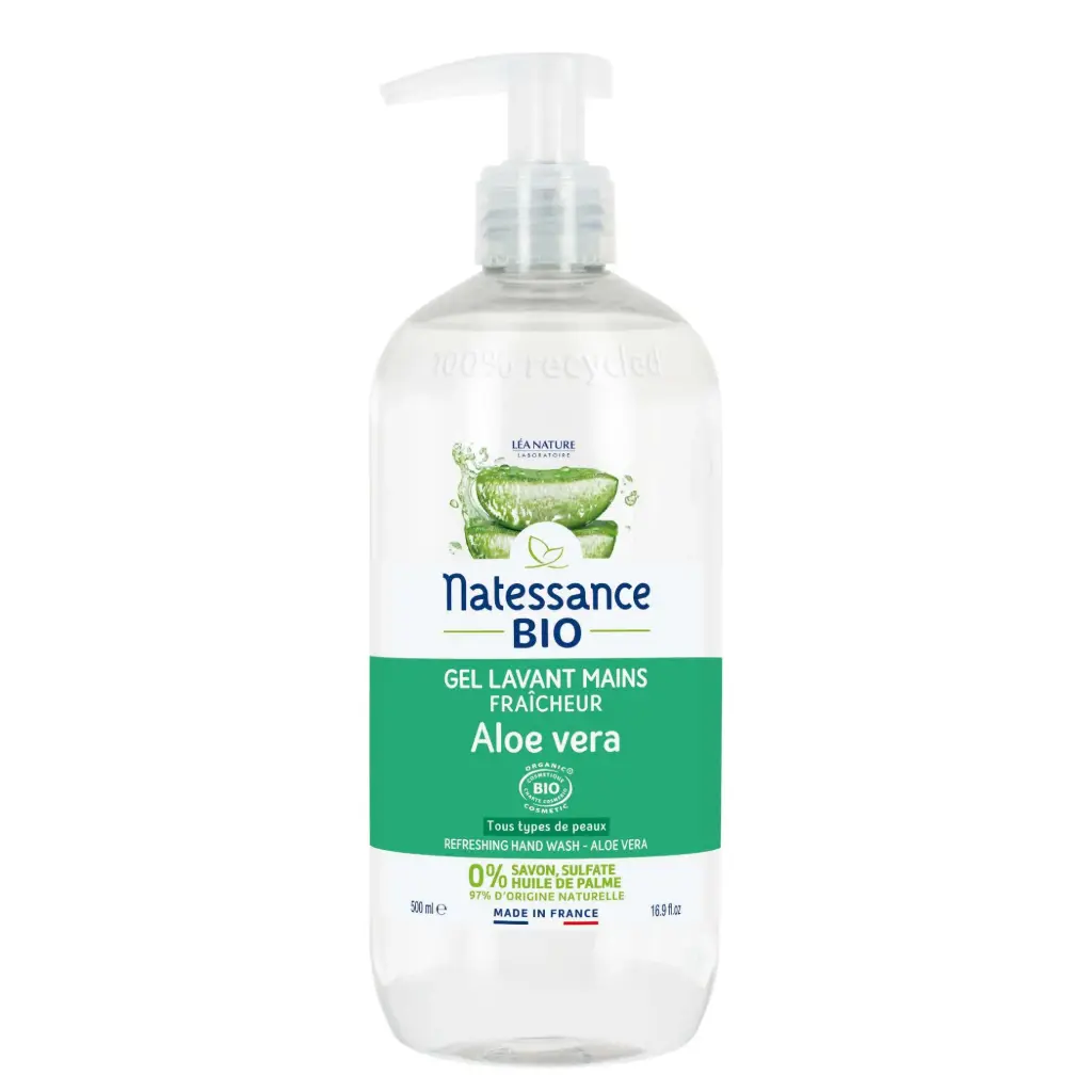 GEL LIMPIADOR MANOS ALOE VERA 500 ML NATESSANCE