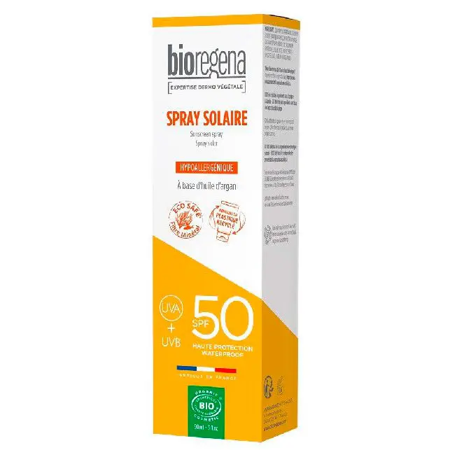 SPRAY SOLAR SPF50 HIPOALERGENICO 90ML BIOREGENA