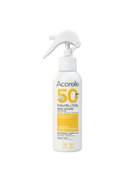 SPRAY SOLAR NIÑOS SPF50 150ML ACORELLE