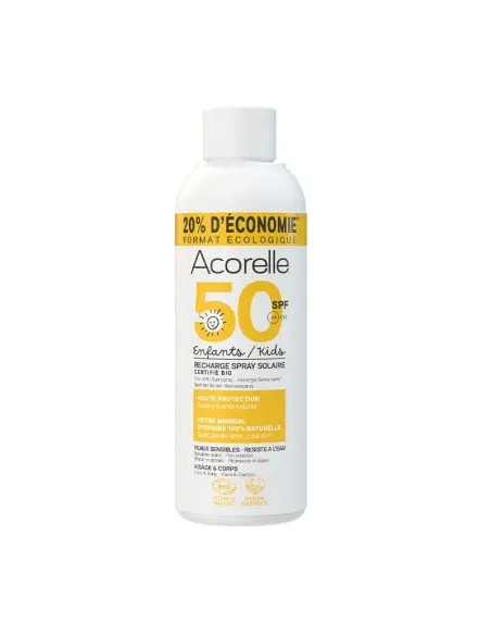 RECARGA SPRAY SOLAR NIÑOS SPF50 150ML ACORELLE