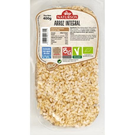 ARROZ INTEGRAL AGUA DE MAR 400G NATURSOY