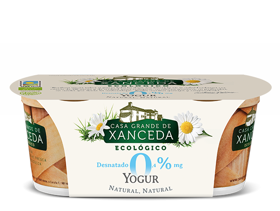 YOGUR NATURAL 0% CREMOSO 2X125G CASA XANCEDA