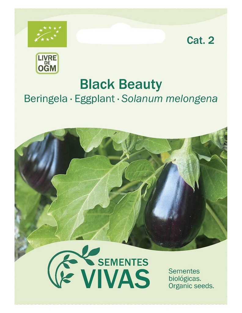 BERENJENA 'BLACK BEAUTY' SEMILLA 1G SEMILLAS VIVAS