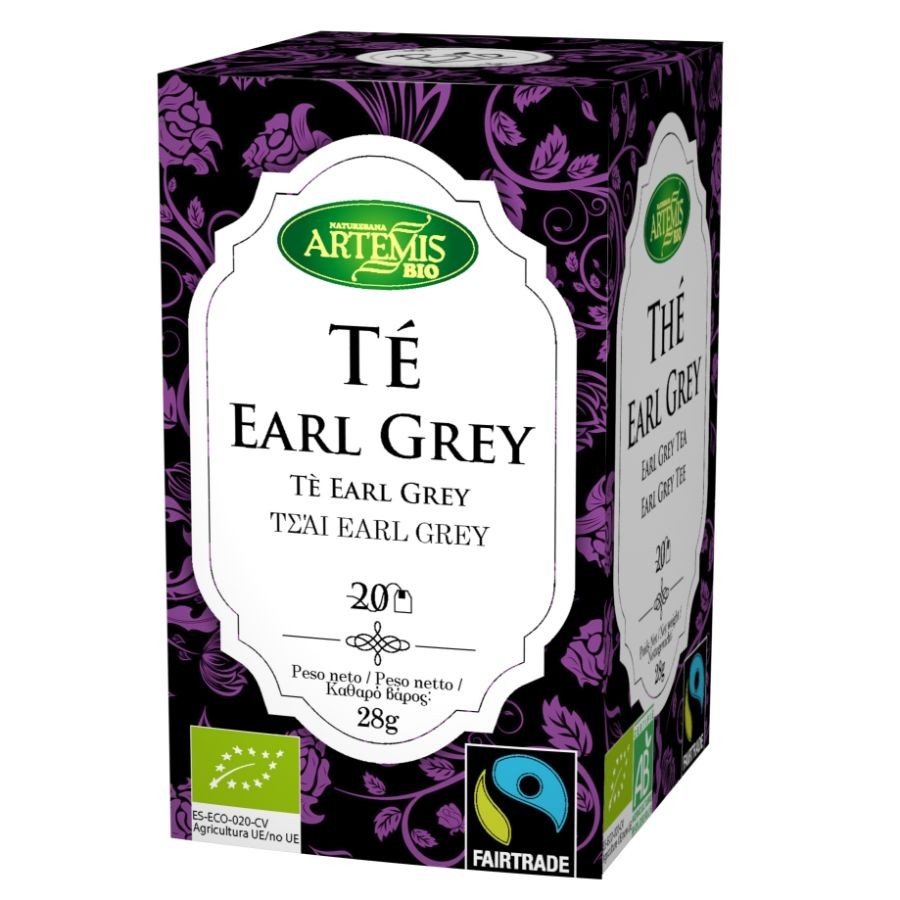 TÉ NEGRO EARL GREY 20UD 28G ARTEMIS