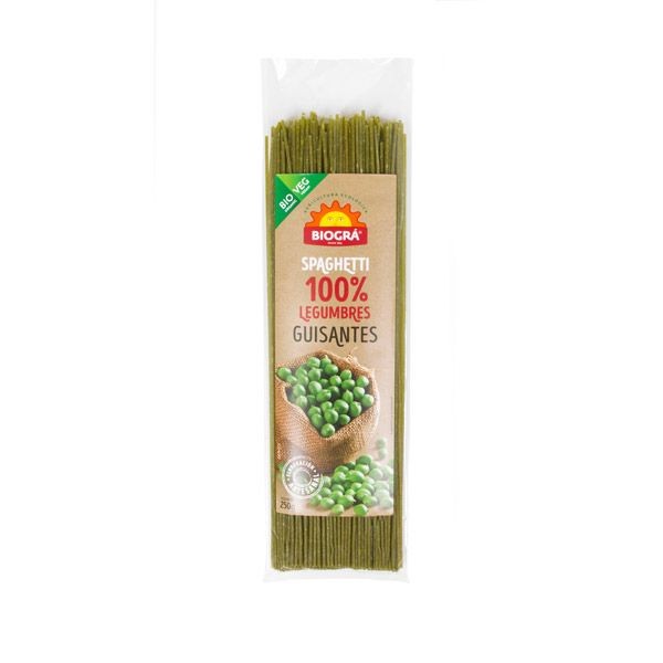 ESPAGUETIS DE GUISANTES 250G BIOGRA