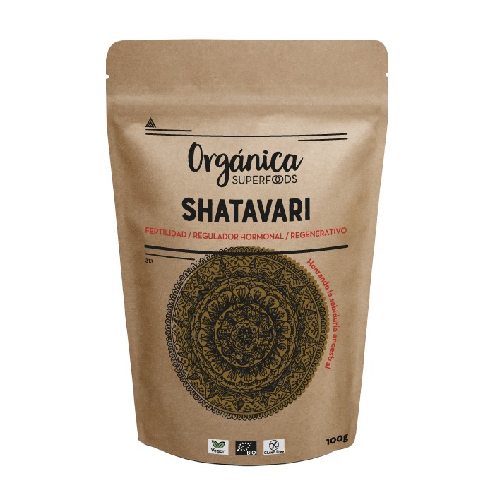 SHATAVARI 100G BIO ORGANICA SUPERFOODS