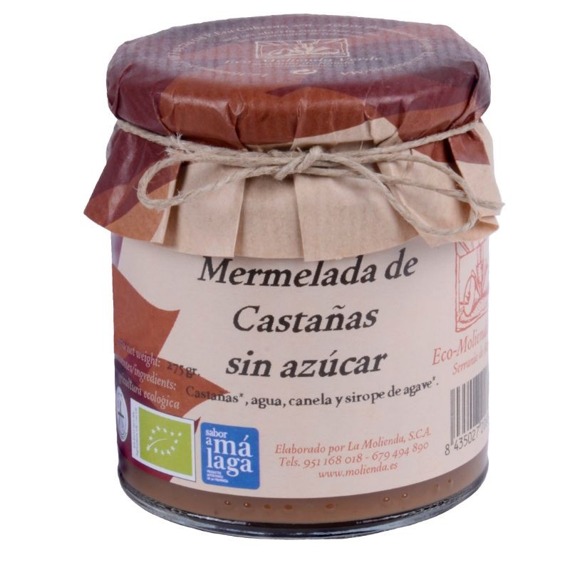 MERMELADA DE CASTAÑAS SIN AZÚCAR 275G LA MOLIENDA