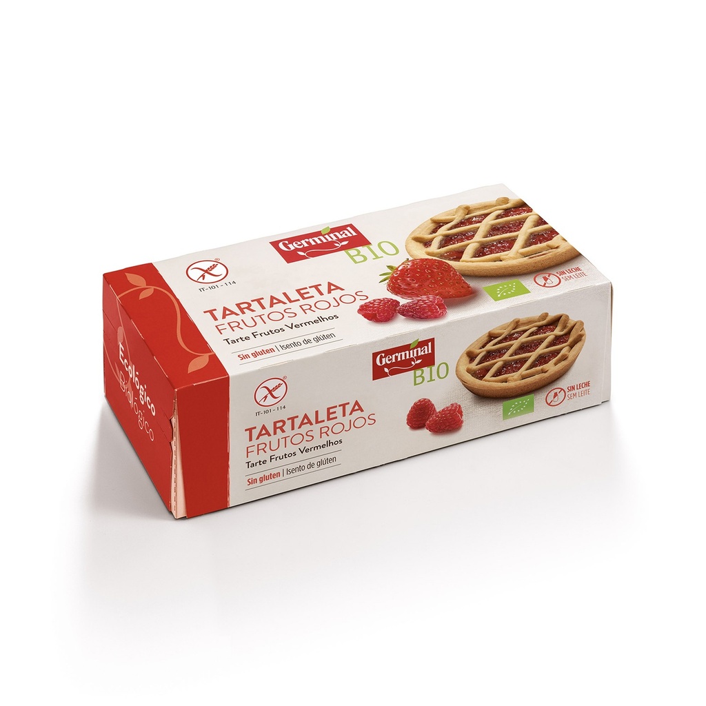 TARTALETA FRUTOS ROJOS SIN GLUTEN 200G GERMINAL