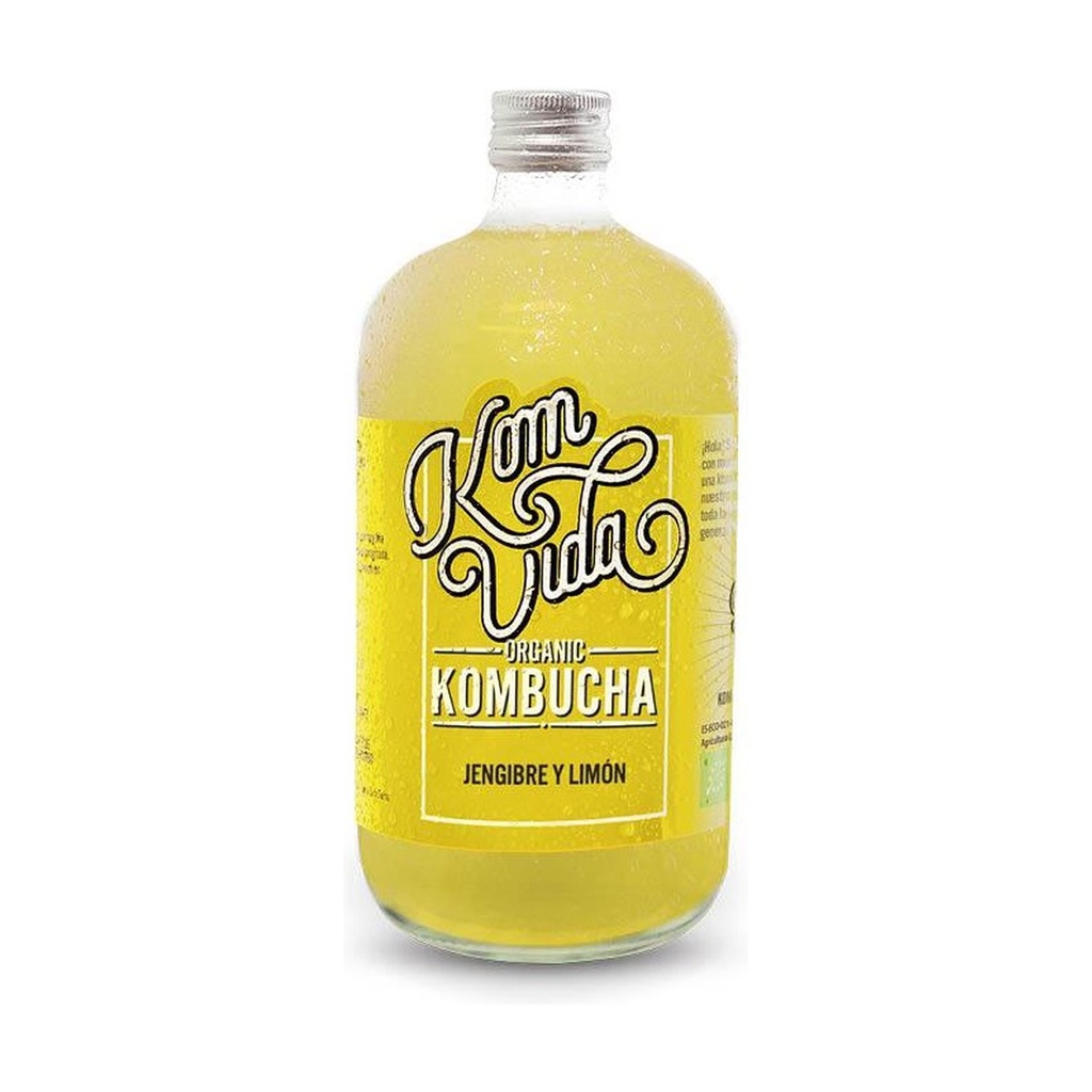 KOMBUCHA JENGIBRE LIMÓN 750ML KOMVIDA