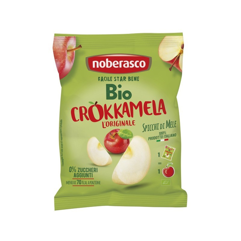 RODAJAS MANZANA CRUJIENTE CROKKAMELA 20G NOBERASCO