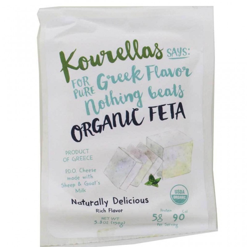 QUESO FETA DE OVEJA Y CABRA 150G KOURELLAS