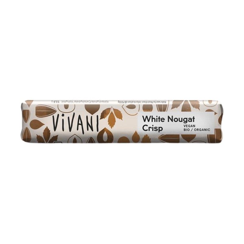 CHOCOLATINA BLANCA AVELLANA Y CROCANTI 35G VIVANI
