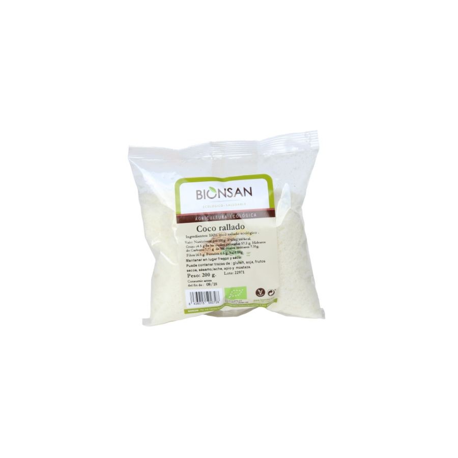 COCO RALLADO 200G BIONSAN