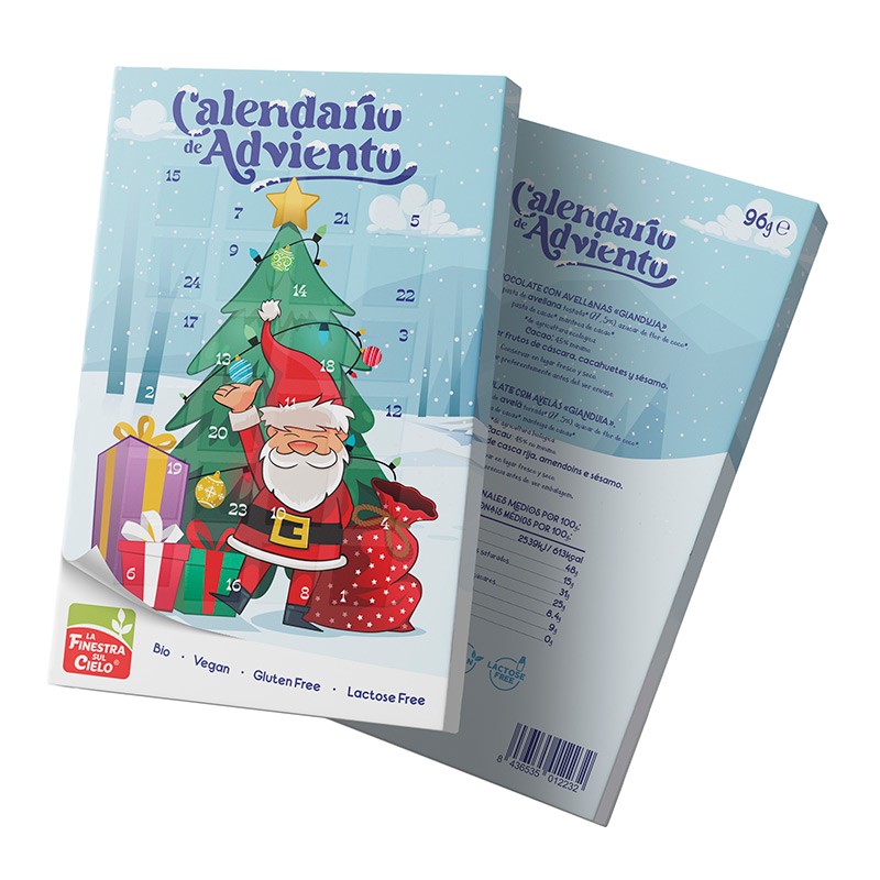CALENDARIO DE ADVIENTO BIO SIN GLUTEN 110G SOFREE