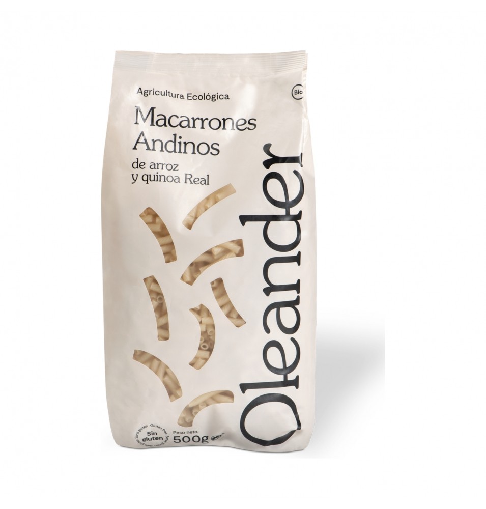 MACARRONES ARROZ QUINOA 500G OLEANDER