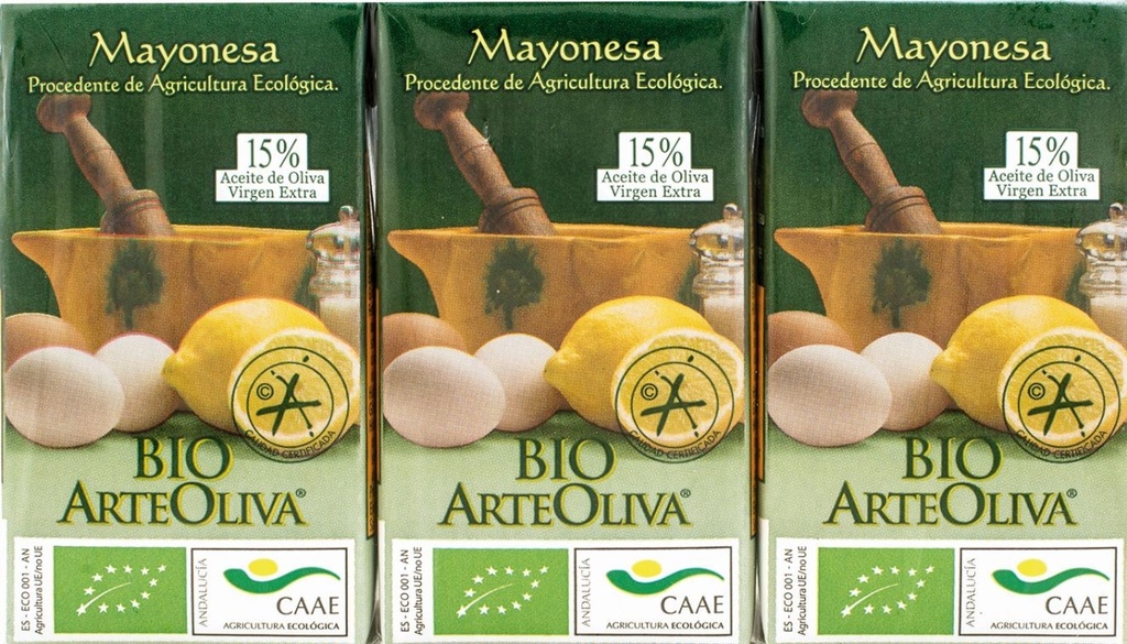 MAYONESA 3X125ML ARTEOLIVA