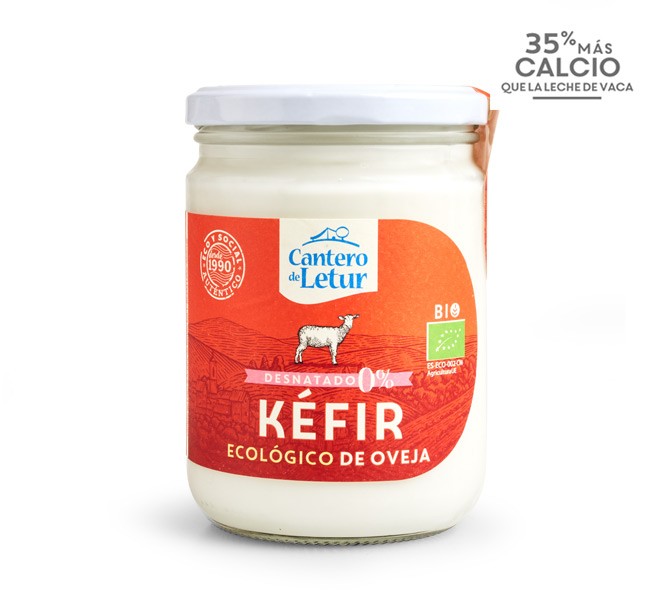 KÉFIR DE OVEJA DESNATADO 420G EL CANTERO DE LETUR