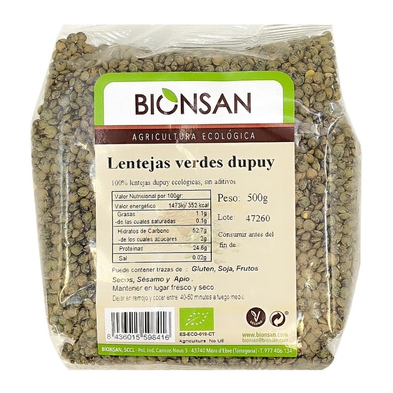 LENTEJA DUPUY 500G BIONSAN