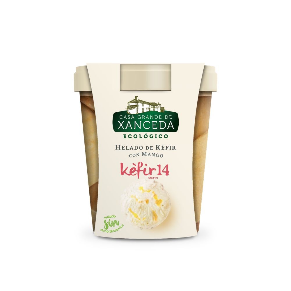 HELADO KÉFIR CON MANGO 500ML CASA XANCEDA