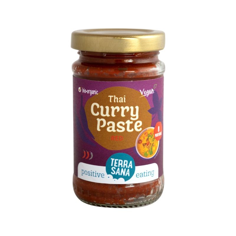 PASTA CURRY ROJO TAILANDES 120G TERRASANA