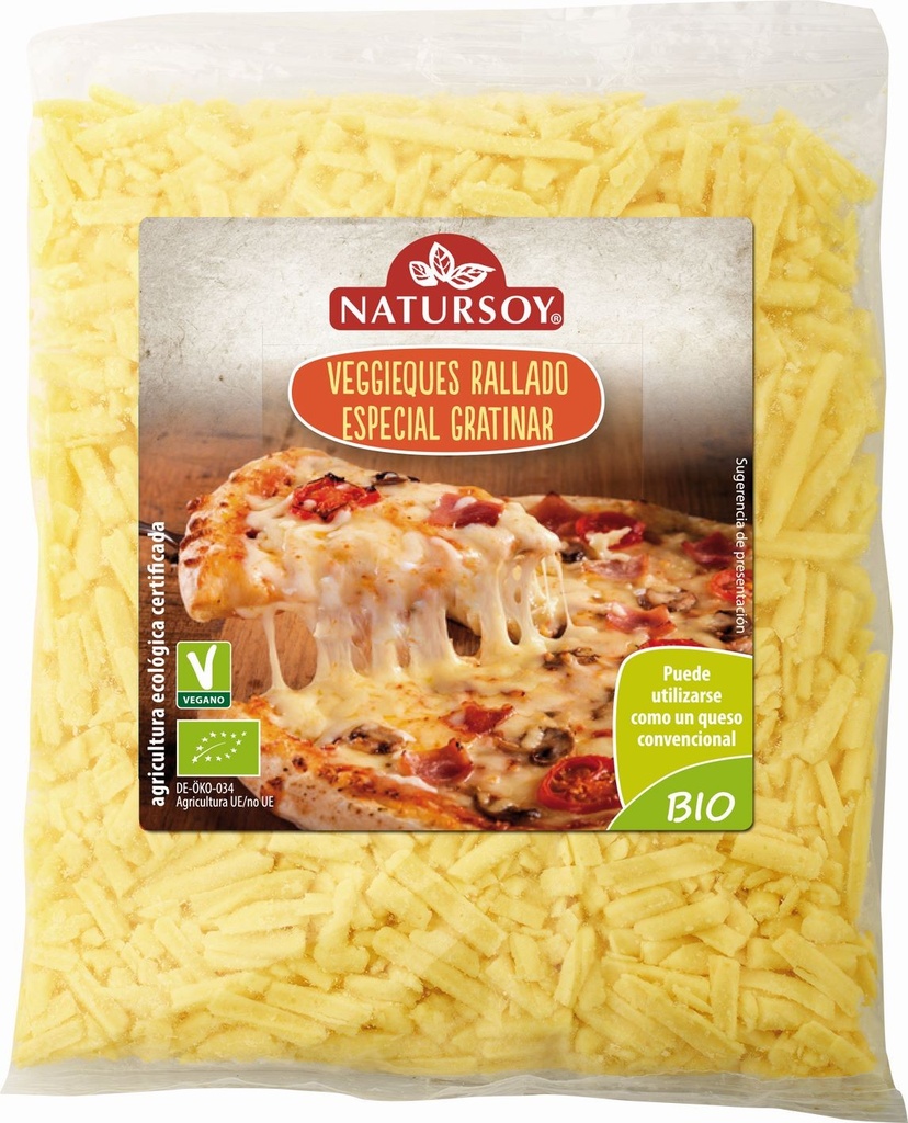 VEGGIEQUES RALLADO GRATINAR 200G NATURSOY