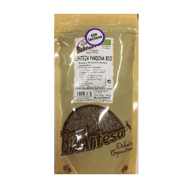 LENTEJA PARDINA BIO 500G BIOARTESA