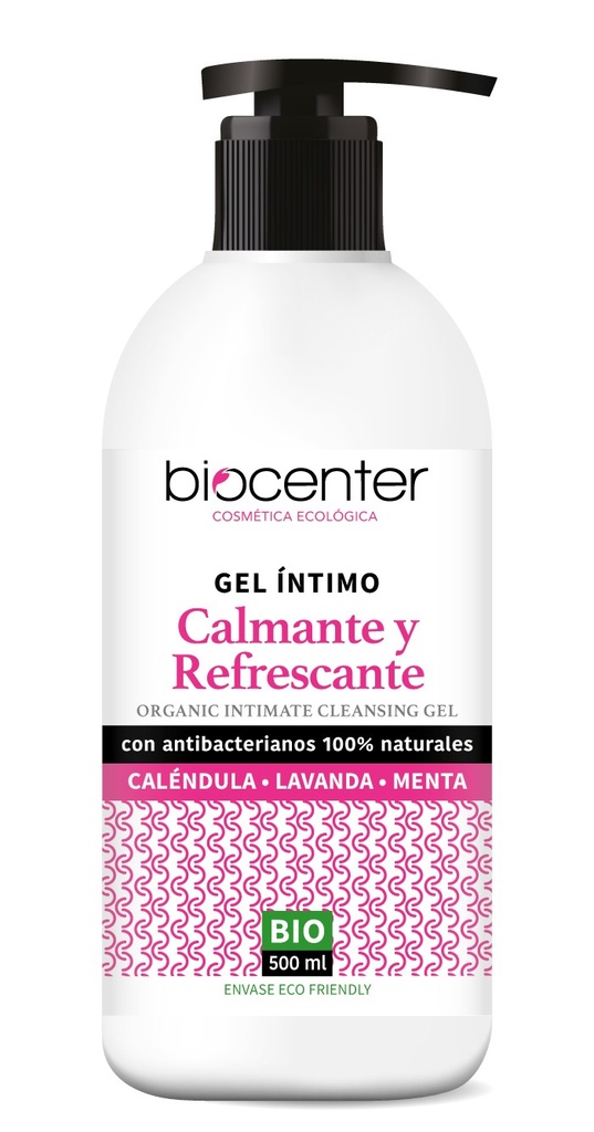 GEL INTIMO REFRESCANTE CALENDULA LAVANDA MENTA 500ML BIOCENTER