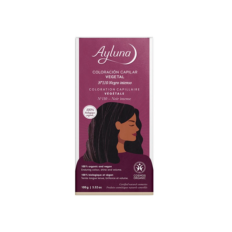 COLORANTE VEGETAL 110 NEGRO INTENSO 100G AYLUNA