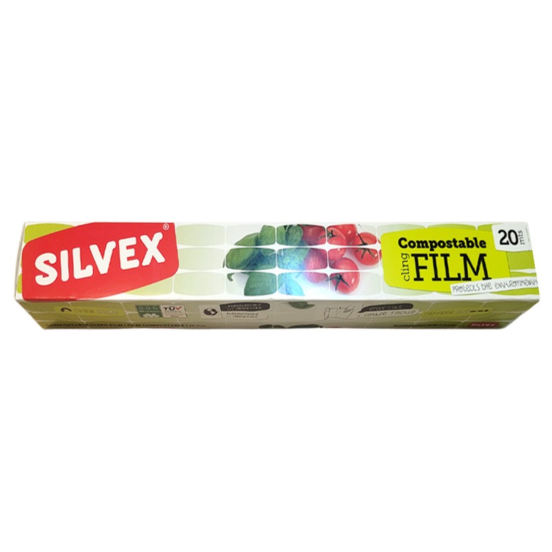 FILM TRANSPARENTE 15M 100% COMPOSTABLE SILVEX