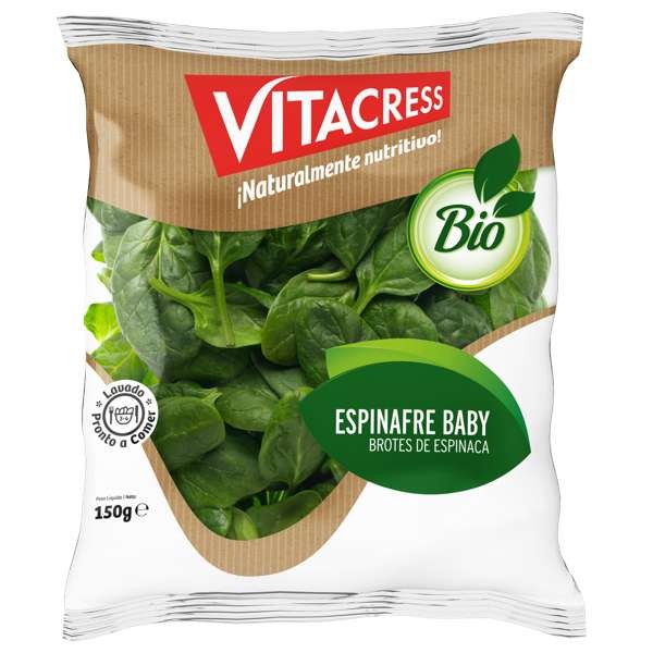 BROTES FRESCOS ESPINACA BABY 100G VITACRESS