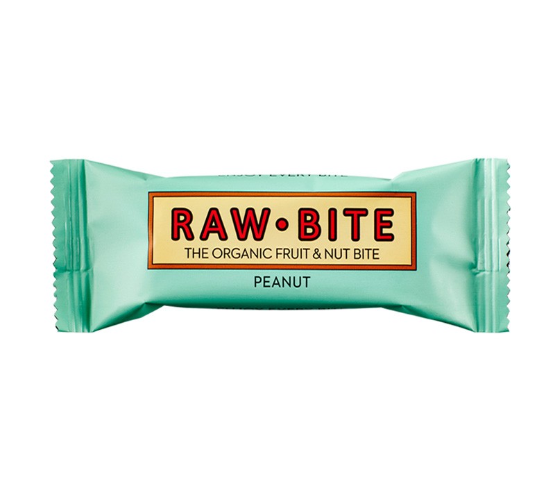BARRITA CACAHUETES 50G RAW BITE