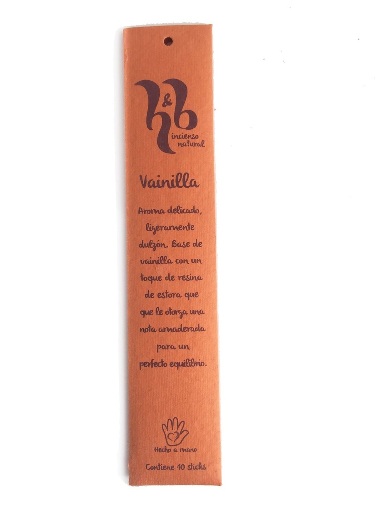 INCIENSO NATURAL VAINILLA 10UD H&B