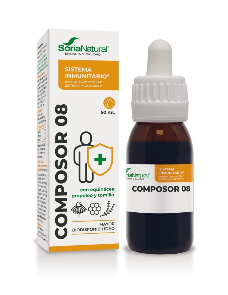 COMPOSOR 8 - ECHINA COMPL 50ML SORIA NATURAL