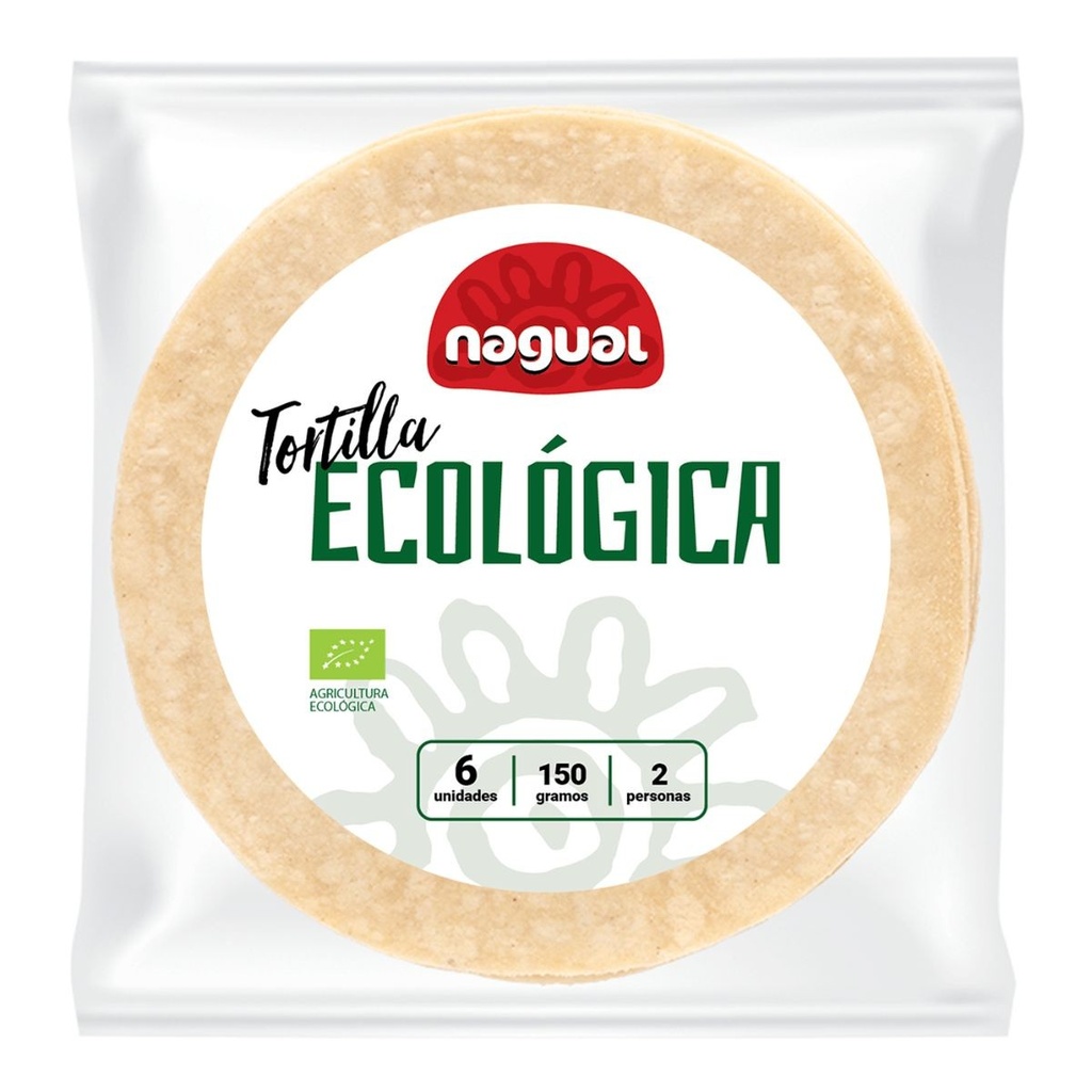 TORTILLAS DE MAÍZ SIN GLUTEN 6UD 150G BIO NAGUAL