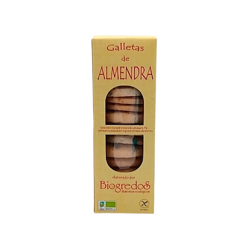 GALLETAS ALMENDRA 200G SIN GLUTEN NI LACTOSA BIOGREDOS