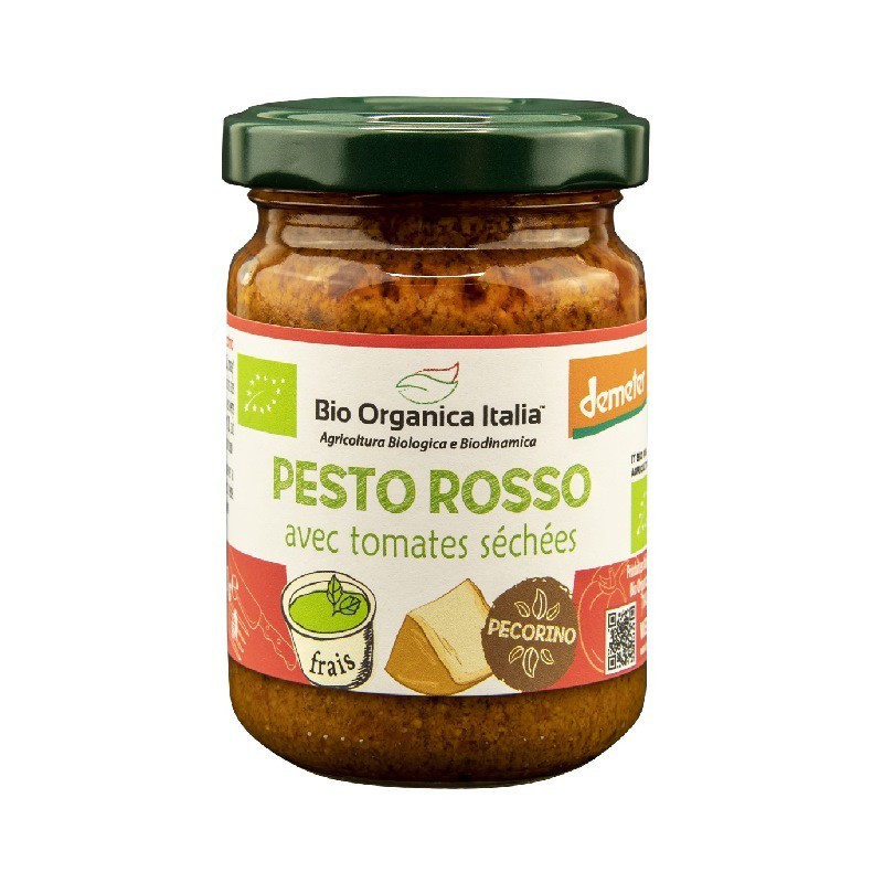 PESTO ROSSO PECORINO 140G BIO DEMETER ORGANICA ITALIA
