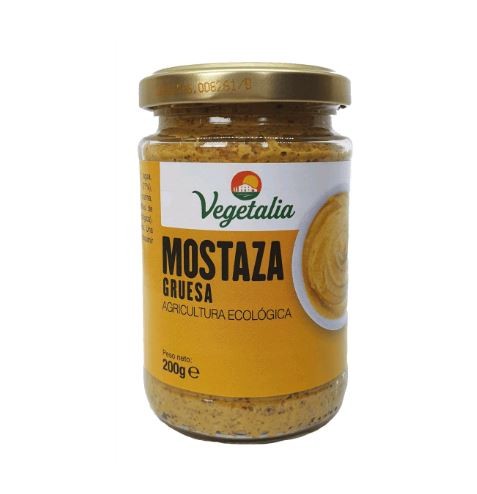 MOSTAZA GRUESA VIDRIO 200 G VEGETALIA