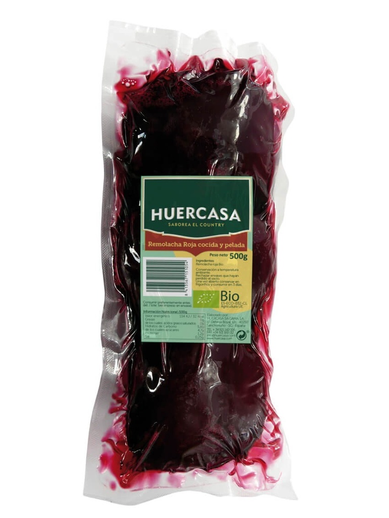 REMOLACHA COCIDA 500G HUERCASA