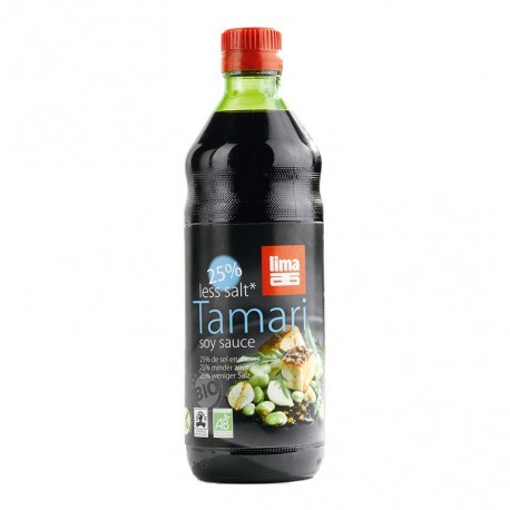 SALSA TAMARI 25% MENOS SAL 250ML LIMA