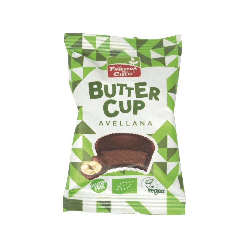 AVELLANA BUTTER CUP SIN GLUTEN 25G LA FINESTRA SUL CIELO