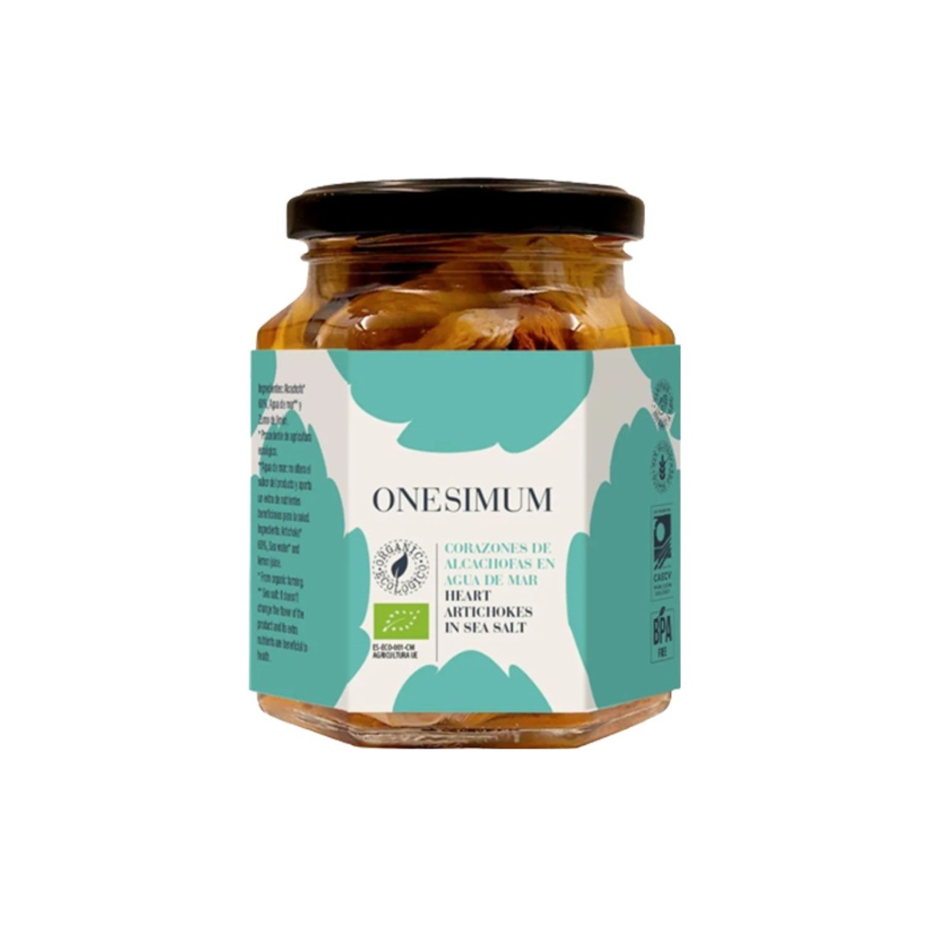CORAZONES DE ALCACHOFAS EN AGUA DE MAR 290 G ONESIMUM