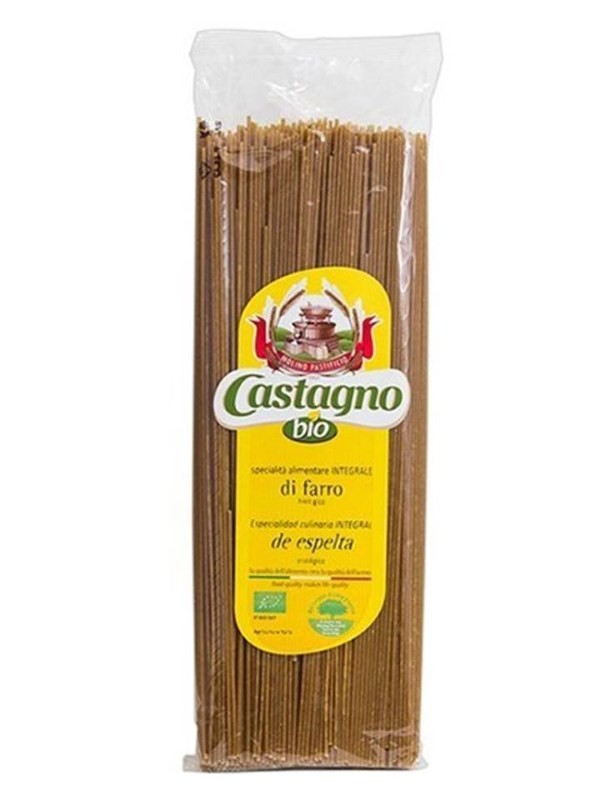 ESPAGUETIS DE ESPELTA INTEGRAL 500G CASTAGNO