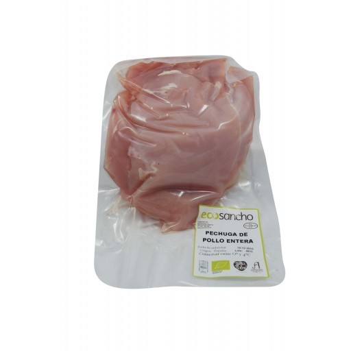 PECHUGA DE POLLO ENTERA 400G aprox ECOSANCHO