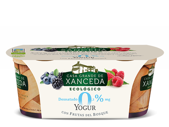 YOGUR DESNATADO FRUTAS BOSQUE 2X125G CASA GRANDE XANCEDA