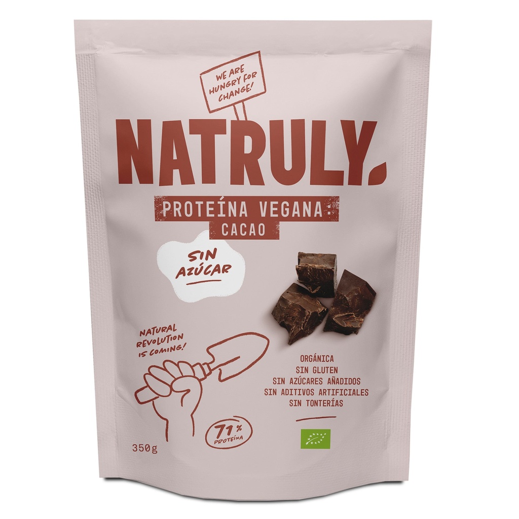 PROTEÍNA VEGANA CHOCOLATE BIO 350G NATRULY