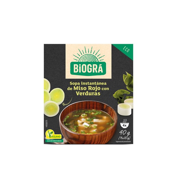 SOPA MISO CON VERDURAS 40G BIOGRA