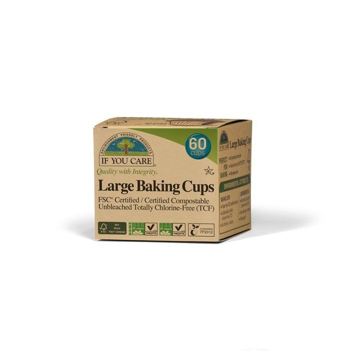 MOLDE MAGDALENA DE PAPEL PARA HORNEAR 60UD IF YOU CARE