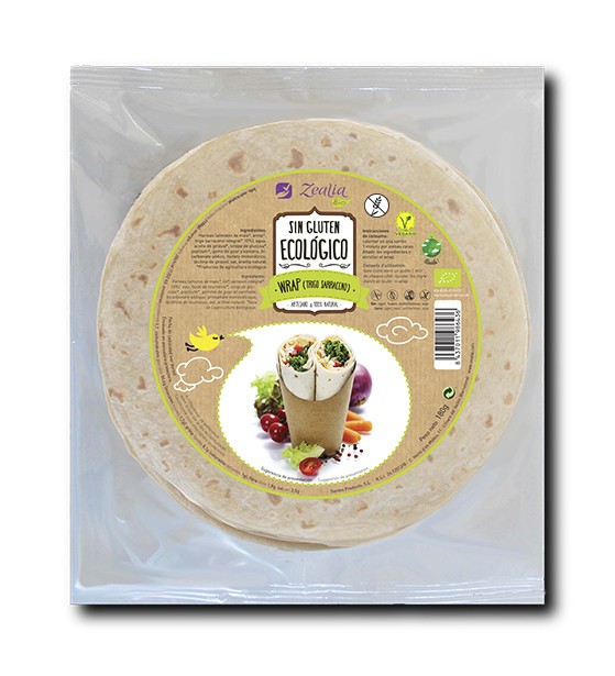 WRAP DE TRIGO SARRACENO BIO SIN GLUTEN 120G ZEALIA