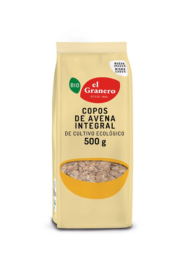 COPOS DE AVENA INTEGRALES 500G GRANERO