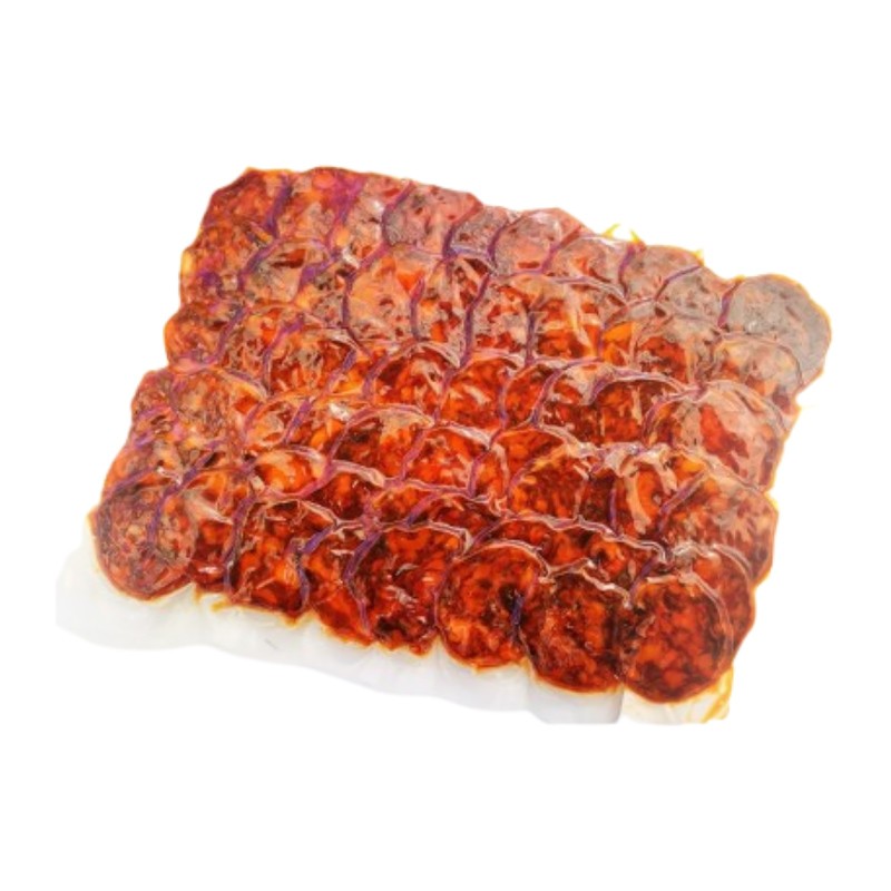 CHORIZO EXTRA IBÉRICO LONCHEADO 100G ECOIBÉRICOS